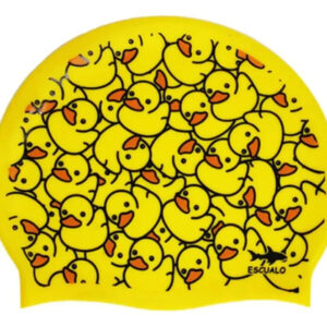 Gorra De Natación Unisex Silicone Mini Cuacks Amarillo Unita Mini Cuacks Diseño De La Tela Talla