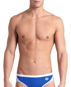 Calzoncillos De Natación Para Hombre Liso Cordón Ajustable Real/blanco Diseño De La Tela Estándar
