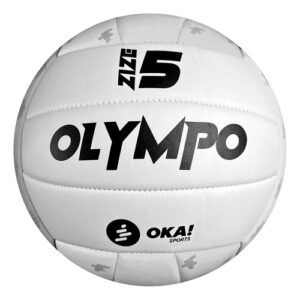 Balón De Voleibol Playa 18 Paneles Tacto Suave Tamaño 5 Blanco