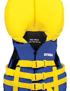Chaleco Inflable Para Bebés Color Azul