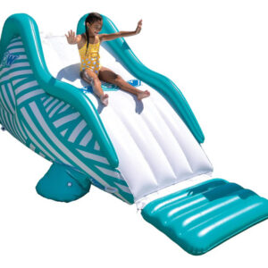 Tobogán Inflable Para Piscina 58 Cm Diversión Acuática 13 Kg Color