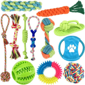 Juguetes Para Perro 12 Piezas Interactivos Masticar Y Jugar