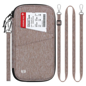 Organizador De Documentos De Viaje Con Bloqueo Rfid Waterpro Color
