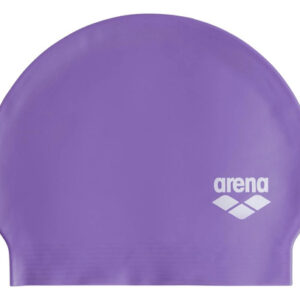 Gorro De Natación Unisex Látex Suave Color Violeta Para Fitn Violeta Diseño De La Tela Talla