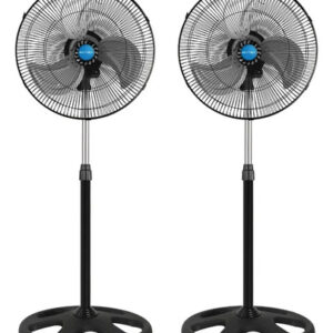 Set De 2 Ventiladores Pedestal 18 Pulgadas 85w Altura Ajusta 0 Mm Frecuencia Color De La Estructura Color De Las Aspas Material De Las Aspas 0