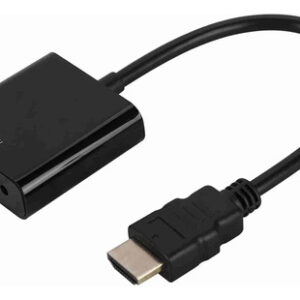 Cable Hdmi A Vga Convertidor Hd Para Monitores Y Proyectores