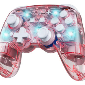 Control Pro Inalámbrico Nintendo Switch Efecto Hall Rosa 7le Color