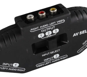 Divisor Audio Video 3 En 1 Rca Compatible Con Dvd Y Tv