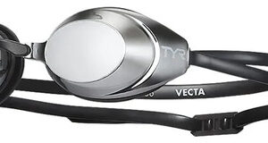 Gafas De Natación Espejadas Unisex Ligeras Diseño Moderno Plateado/negro