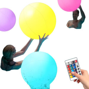 Pelotas De Playa Led Para Piscina Juegos Nocturnos 5 Piezas 5-pcs Nombre Del Diseño