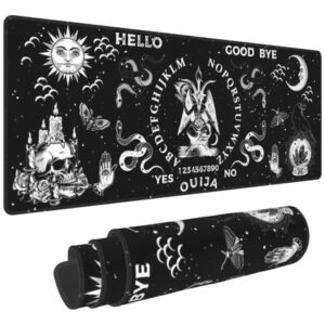 Alfombrilla Xl Ouija Skull Para Juegos Mouse Pad Grande Color Diseño Impreso