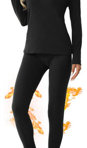 Juego De Ropa Interior Térmica Mujer Forro Polar Elástica Cá Color Talla
