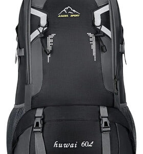 Mochila Impermeable De Viaje 60l Compacta Y Resistente Color Diseño De La Tela