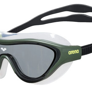 Máscara De Natación Unisex Ajustable Con Protección Uv Grand Humo/verde Profundo