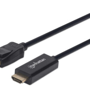 Cable Displayport A Hdmi Manhattan 1080p 1.8m Negro Macho-macho
