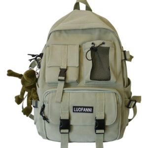 Mochila Impermeable Para Laptop 15.6 Pulgadas Unisex Casual Color Diseño De La Tela