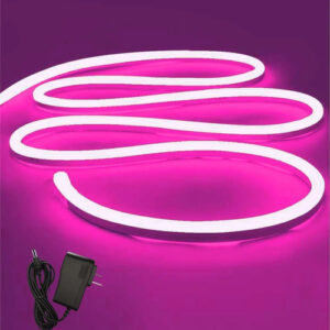 Tira Led Neón 10m 1200 Leds Ip65 Impermeable Rosa Color De La Luz