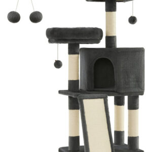 Feandrea Árbol De Gatos, Torre Para Gatos, 115 Cm, Gris Gris Oscuro
