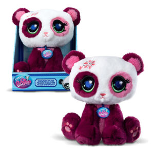 Peluche Panda Littlest Pet Shop 10 Suave Y Colorido Blanco Bordó