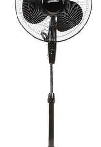 Ventilador De Pedestal Negro 40 Cm 3 Velocidades Oscilante 0 Mm Frecuencia Color De La Estructura Color De Las Aspas Material De Las Aspas 0