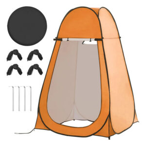 Tienda De Campaña Pop-up Impermeable Ducha 120 Cm Naranja Naranja