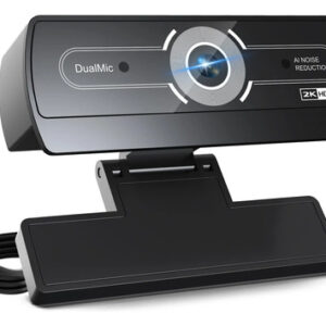 Cámara Web 2k Ultra Hd Con Micrófono Para Pc Y Autofocus Color