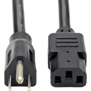 Tripp Lite P007-006 Cable De Alimentación De Uso Pesado Para Computadores Y Servidores, 15a, 14awg (5-15p A C13) 1.8 Metros