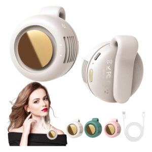 Mini Ventilador Clip Silencioso Portátil 3 Velocidades Blanc Blanco Roto