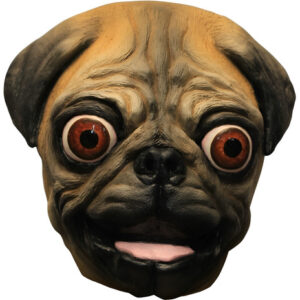 Ghoulish Productions Máscara De Látex Perro Pug Halloween Café