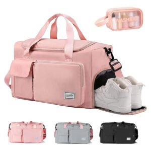 Bolsa Deportiva Impermeable Con Compartimento Para Zapatos Color