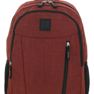 Mochila Grande Unisex Roja Porta Laptop 15 Pulgadas Escolar Rojo Diseño De La Tela