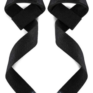 Correas Acolchonadas Para Levantamiento De Pesas Negros Negro