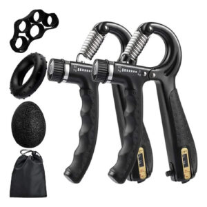 Kit De Fortalecimiento De Manos Y Dedos 6 Piezas Negro Negro