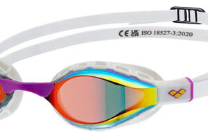 Gafas De Natación Unisex Air Sonic Antivaho Para Adultos Oro/blanco