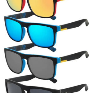 Lentes De Sol Polarizados Uv400 4 Piezas Para Hombre Y Mujer Diseño Estilo 1 Color Del Armazón Color De La Varilla