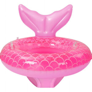 Flotador De Piscina Inflable Para Bebé Sirena Rosado 50 Libr Rosado