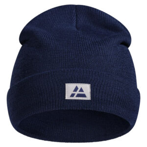 Gorro Beanie Unisex Azul De Punto Para Invierno Material Rec Azul