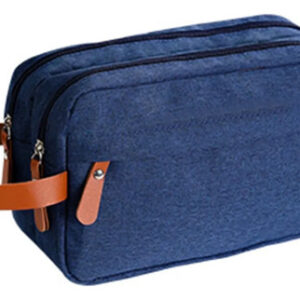 Neceser De Viaje Hombre Gran Capacidad Impermeable Azul 27x1 Color Diseño De La Tela