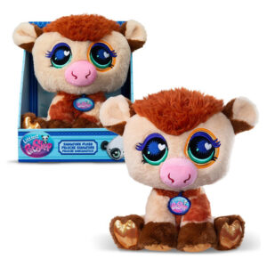 Peluche De Lujo Vaca Multicolor 25 Cm Sin Baterías Y Sin Ens Multicolor