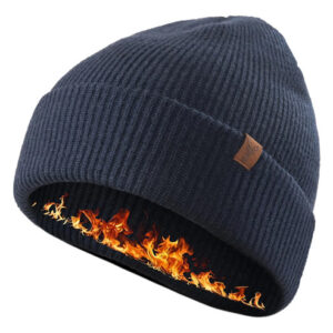 Gorro De Lana Merino Unisex De Invierno Color Marino 118g Marino Talla Diseño De La Tela