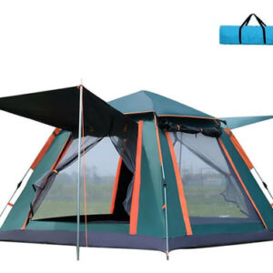 Tienda De Campaña Para 5-8 Personas Portátil Impermeable 4 E Marrón