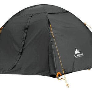 Tienda De Campaña Grande Para 2 Personas Color Negro Doble C Negro