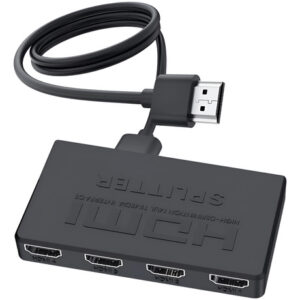 Switch Hdmi Mini 1x4 Ultra Hd 4k 3d 1080p Con Cable Incluido