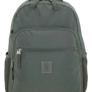 Mochila Gris Para Laptop Estudiantes Escuela Media Y Univers Gris 0