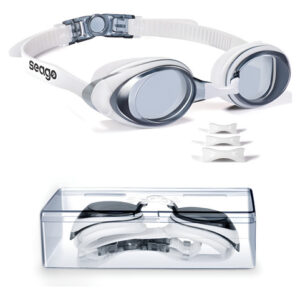 Anteojos De Natación Visión Corta Protección Uv Antivaho Adu