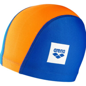 Gorro De Natación Junior Azul Naranja Una Talla Cómodo Elást Azul/naranja/azul Claro Diseño De La Tela Talla