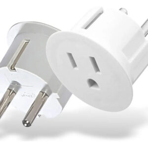 Adaptadores De Enchufe Americano A Schuko Europeo Paquete De