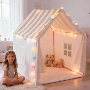 Carpa Castillo Princesa Para Niñas Con Lámparas 128x120cm Color