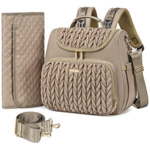 Mochila Cambiadora 4 En 1 Impermeable Para Pañales Y Mano Khaki Nombre Del Diseño