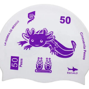 Gorra De Natación Unisex De Silicona Impermeable Color Blanc Blanco Diseño De La Tela Talla